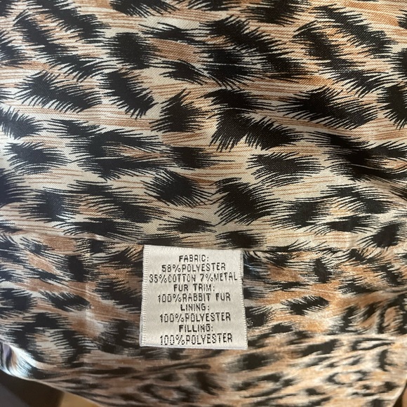 Cache Vintage Y2K women rabbit fur soft Moto jacket. Size 6 Excellent condition - Picture 4 of 8